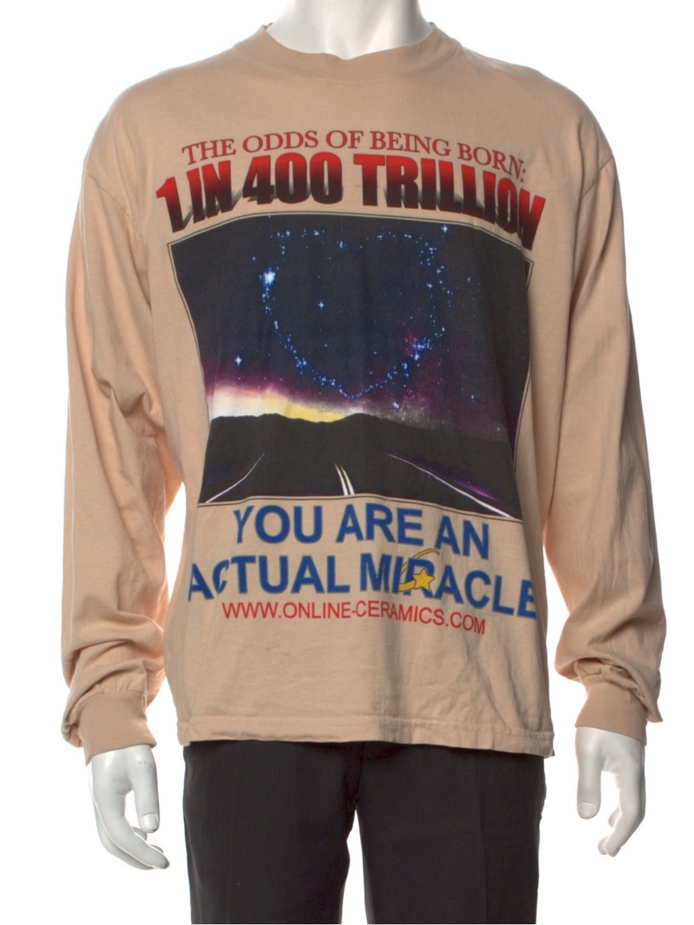 Online Ceramics Graphic Print Miracle Long Sleeve Tee
